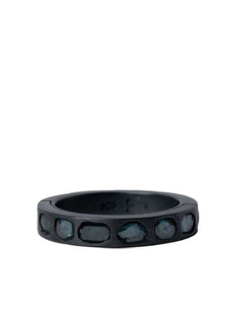 Sistema blue-diamond ring by PARTS OF FOUR
