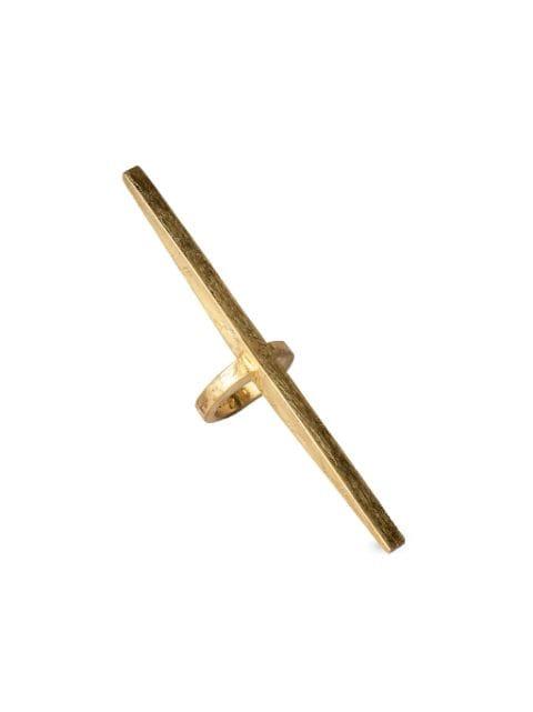 Sistema gold-plated ring by PARTS OF FOUR