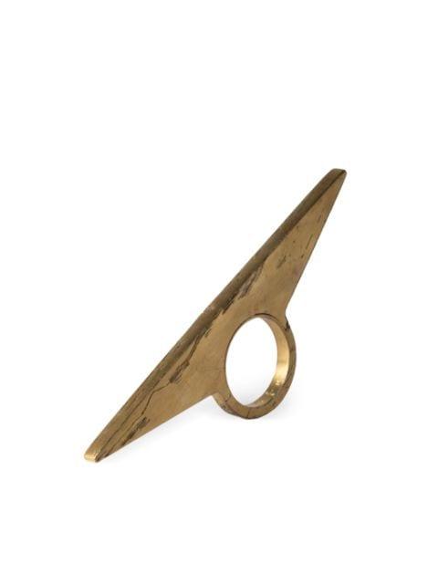 Sistema gold-plated ring by PARTS OF FOUR