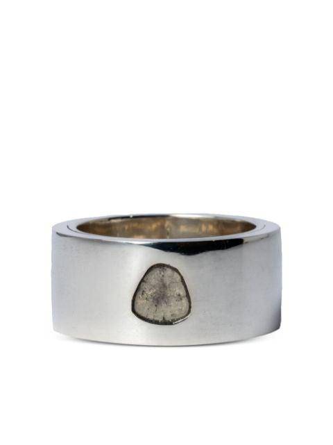 Sistema sterling-silver diamond ring by PARTS OF FOUR