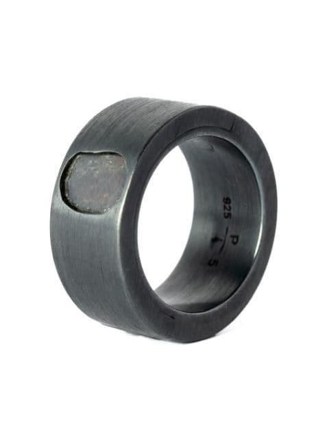 Sistema sterling-silver diamond ring by PARTS OF FOUR