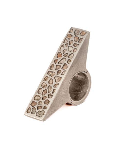 Sistema sterling-silver diamond ring by PARTS OF FOUR
