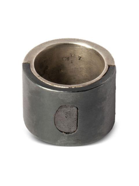 Sistema sterling-silver diamond ring by PARTS OF FOUR