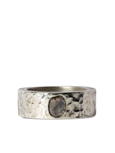 Sistema sterling-silver diamond ring by PARTS OF FOUR