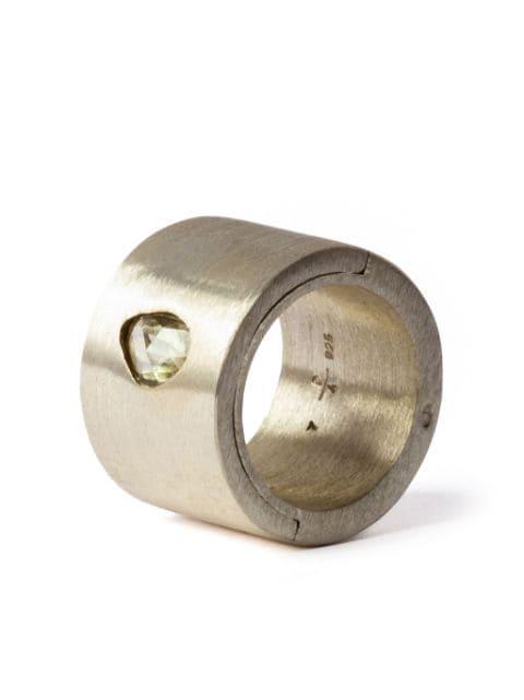 Sistema sterling-silver sapphire ring by PARTS OF FOUR