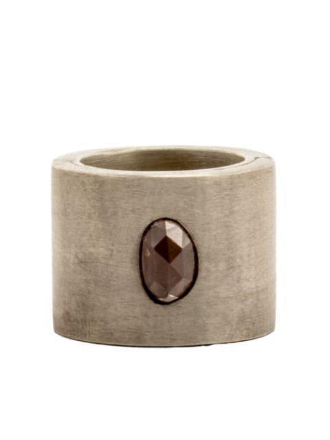 Sistema sterling-silver sapphire ring by PARTS OF FOUR