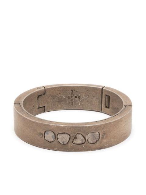 Slabs sterling silver bracelet by PARTS OF FOUR