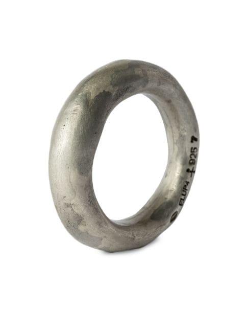 Spacer acid-dipped sterling silver ring by PARTS OF FOUR