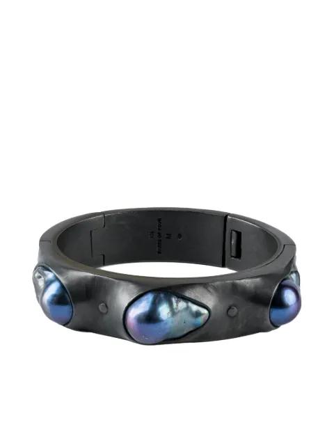 black pearl-embellished bracelet by PARTS OF FOUR