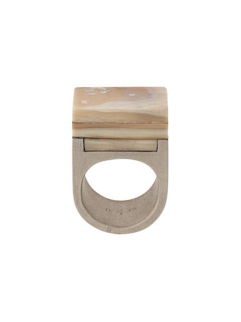 cuboid plate ring by PARTS OF FOUR