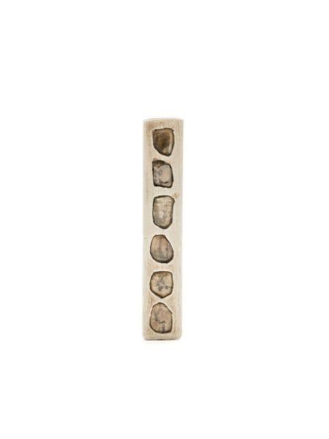 diamond-embellished plate earring by PARTS OF FOUR