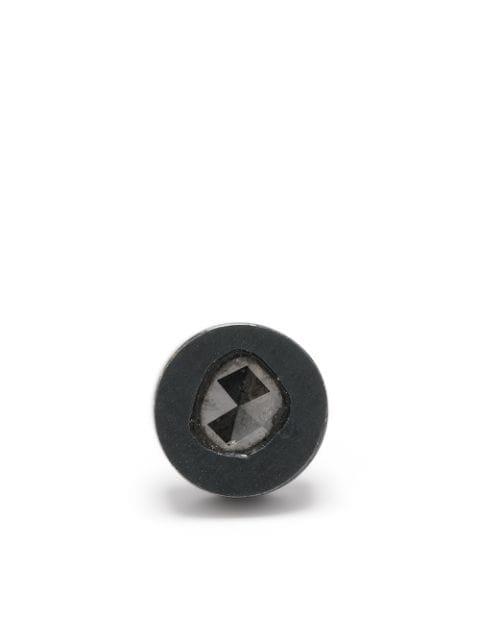 diamond-encrusted single earring by PARTS OF FOUR