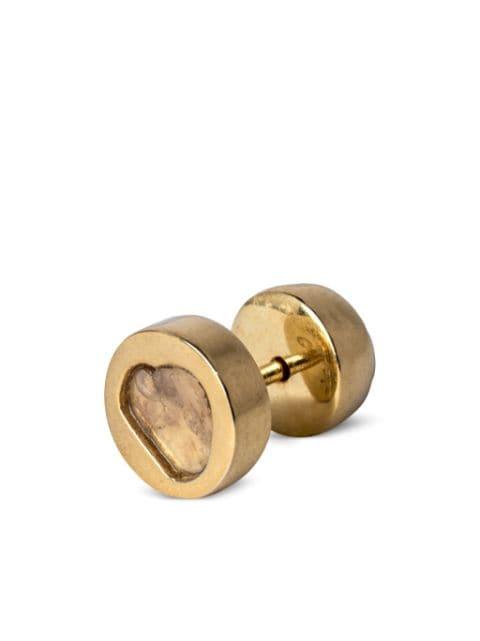 diamond-encrusted stud earring by PARTS OF FOUR
