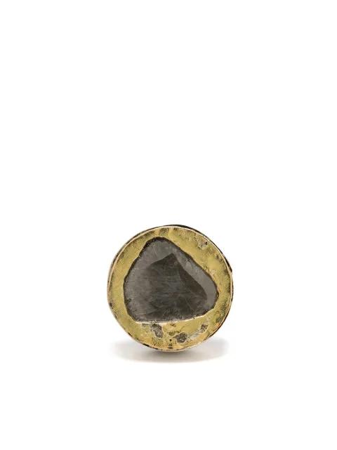 diamond stud single earring by PARTS OF FOUR