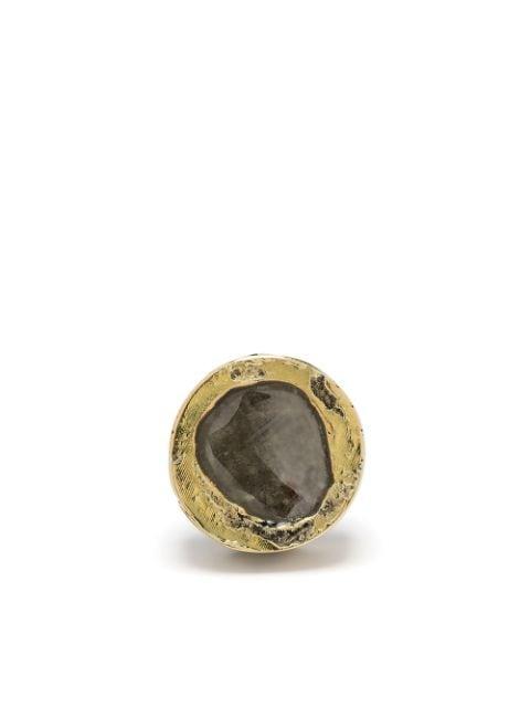 diamond stud single earring by PARTS OF FOUR