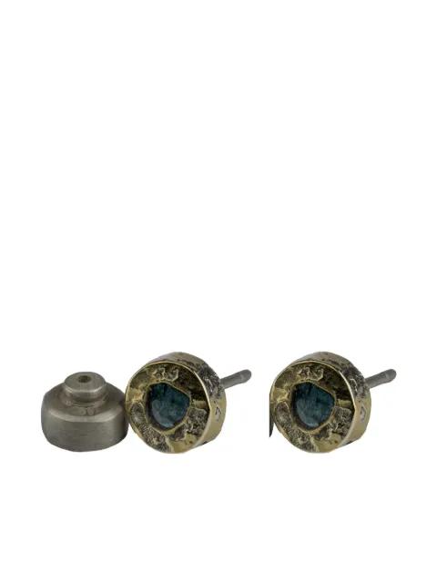 diamond stud single earring by PARTS OF FOUR