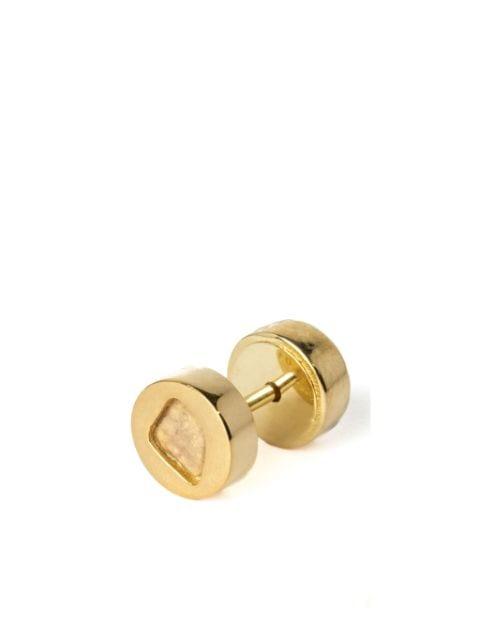 diamond tiny stud earring by PARTS OF FOUR