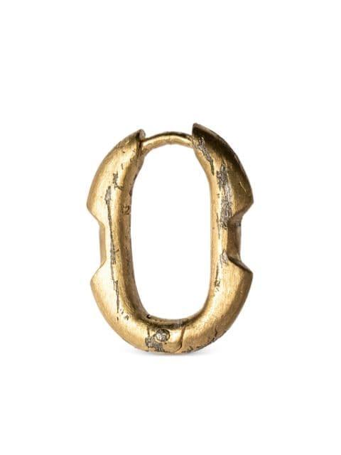 extra small Deco gold-plated earring by PARTS OF FOUR