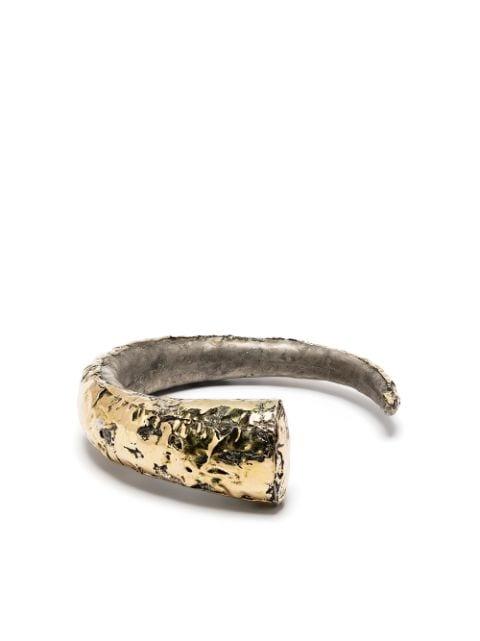 horn open bracelet by PARTS OF FOUR