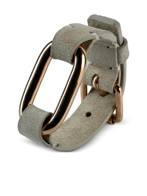 sterling silver Link Gauntlet square-detail bracelet by PARTS OF FOUR sterling silver Link Gauntlet square-detail bracelet by PARTS OF FOUR