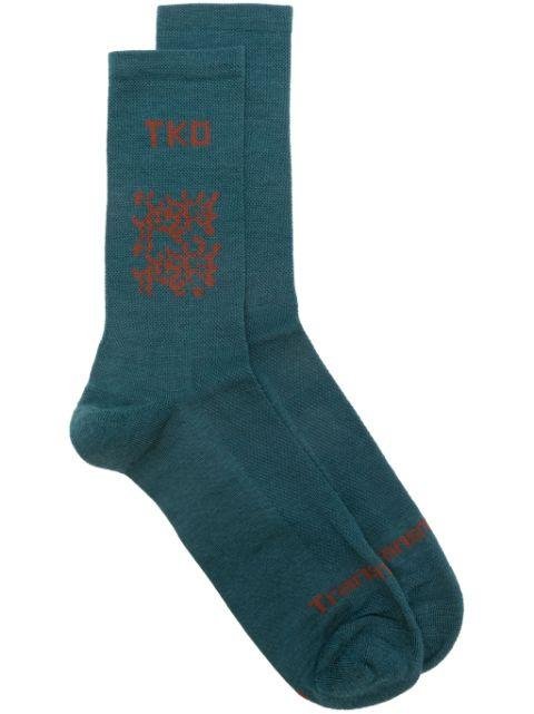 TKO-motif ribbed socks by PAS NORMAL STUDIOS
