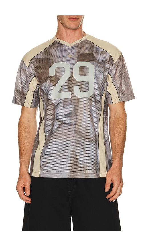 Pas Une Marque Mesh Tee in Multi by PAS UNE MARQUE
