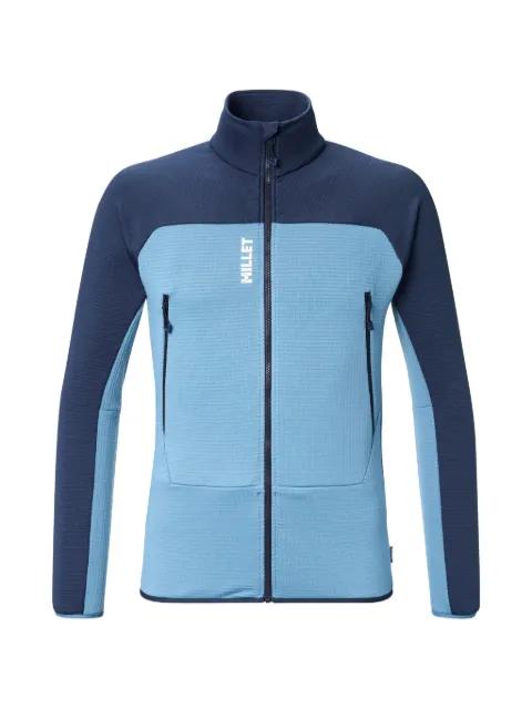 zip-up panelled track jacket by PASCAL MILLET