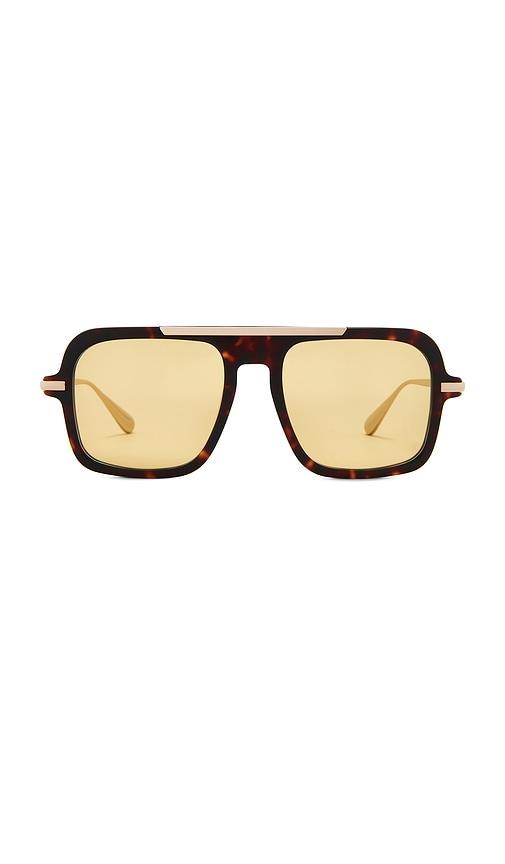 Past Midnight The Retro Sunglasses in Brown by PAST MIDNIGHT