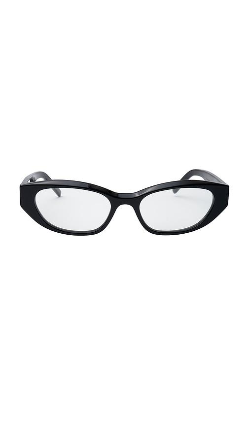Past Midnight The Scene Eyeglasses in Black by PAST MIDNIGHT