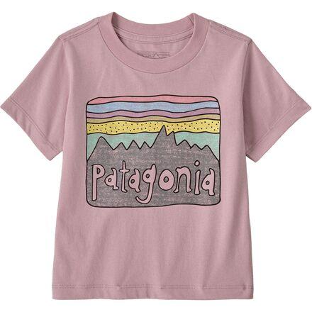 Baby Fitz Roy Skies T-Shirt by PATAGONIA