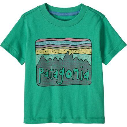 Baby Fitz Roy Skies T-Shirt by PATAGONIA