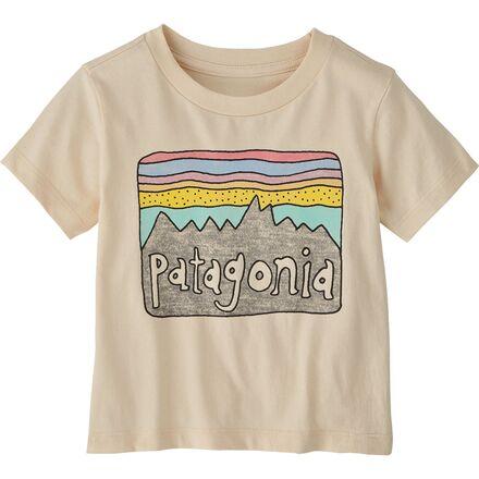 Baby Fitz Roy Skies T-Shirt by PATAGONIA