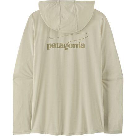 Capilene Cool Casting Logo Daily Hoodie by PATAGONIA