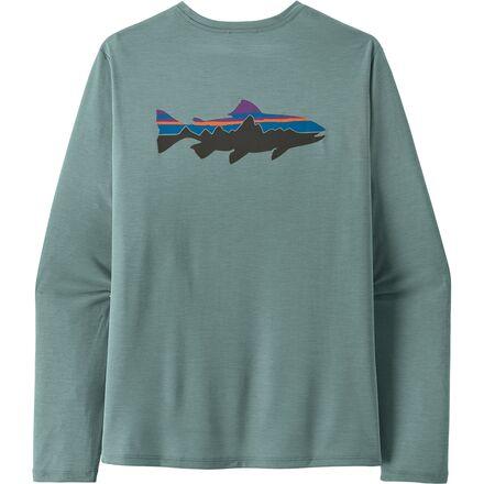 Capilene Cool Daily Fitz Roy Long-Sleeve Shirt by PATAGONIA