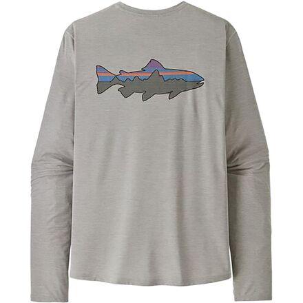 Capilene Cool Fitz Roy Trout Long-Sleeve Sun Shirt by PATAGONIA
