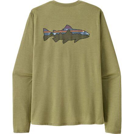 Capilene Cool Fitz Roy Trout Long-Sleeve Sun Shirt by PATAGONIA
