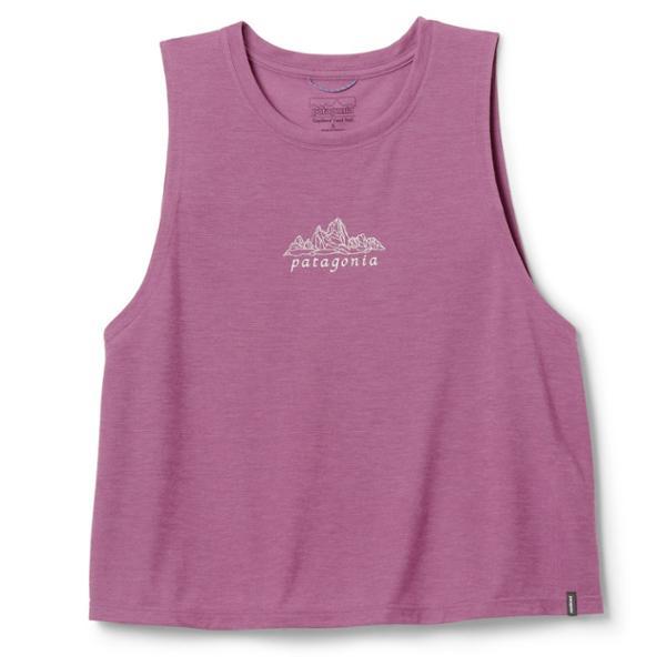 Capilene Cool Trail Crop Tank Top by PATAGONIA