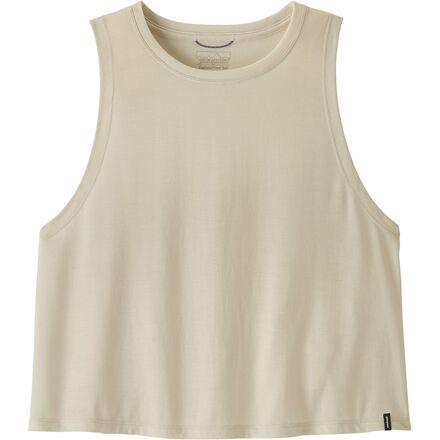 Capilene Cool Trail Cropped Tank Top by PATAGONIA