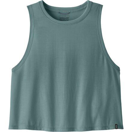 Capilene Cool Trail Cropped Tank Top by PATAGONIA