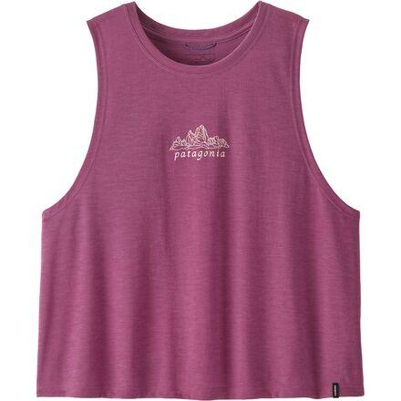 Capilene Cool Trail Cropped Tank Top by PATAGONIA