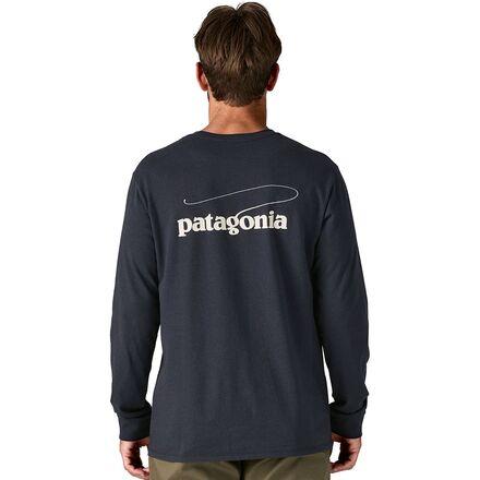 Casting Logo Long-Sleeve Responsibili-Tee by PATAGONIA