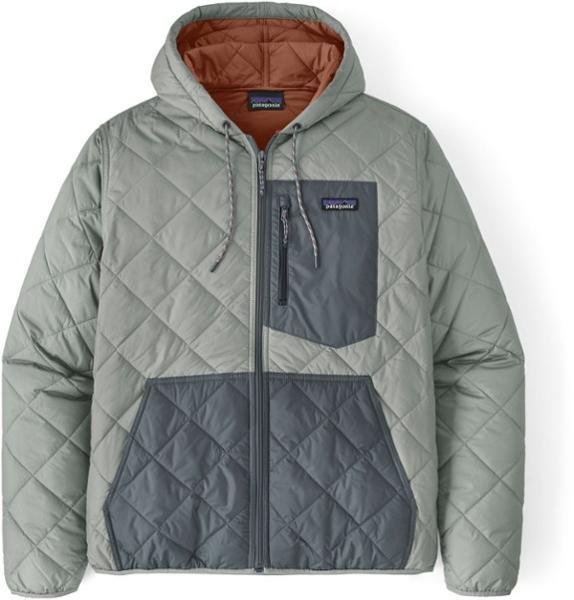 Diamond Quilted Insulated Bomber Hoodie by PATAGONIA