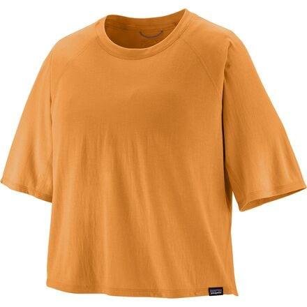 Short-Sleeve Cap Cool Trail Cropped Shirt by PATAGONIA