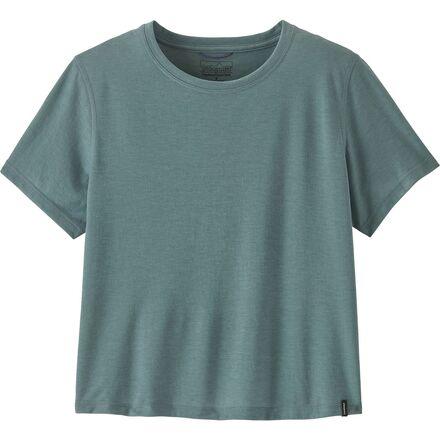 Short-Sleeve Capilene Cool Trail Cropped Shirt by PATAGONIA
