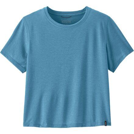 Short-Sleeve Capilene Cool Trail Cropped Shirt by PATAGONIA
