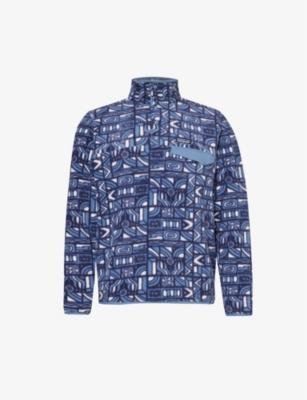 Synchilla Snap-T geometric-pattern recycled-polyester sweatshirt by PATAGONIA