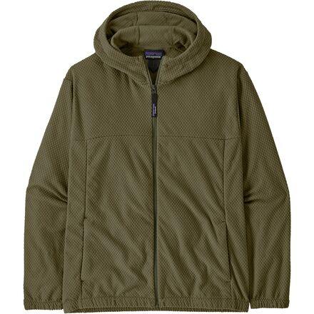 Textured Fleece Hooded Jacket by PATAGONIA