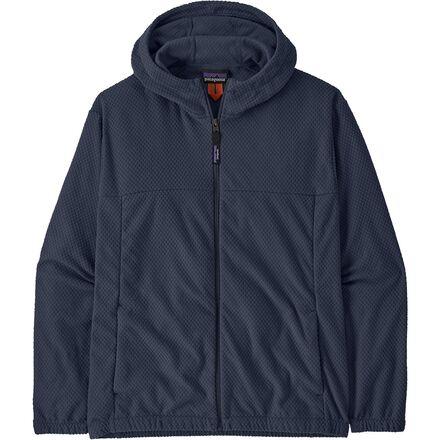 Textured Fleece Hooded Jacket by PATAGONIA