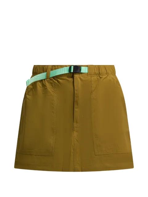 belted logo-patch shorts by PATAGONIA