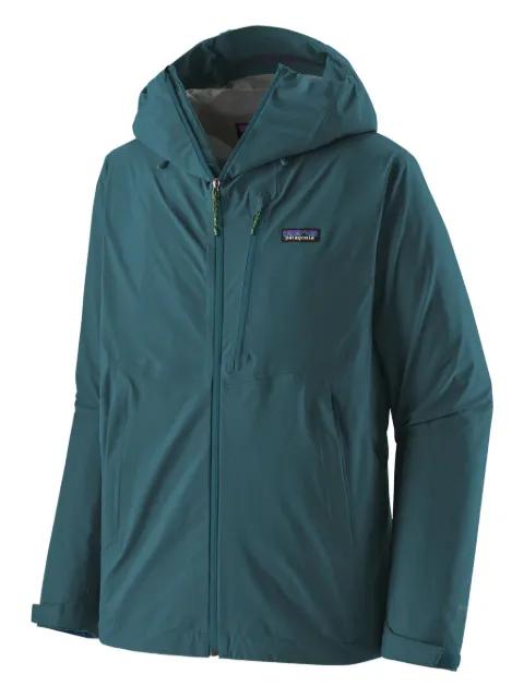 hoodied waterproof jacket by PATAGONIA